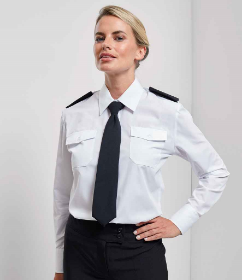 Show details for PREMIER LADIES LONG SLEEVE PILOT SHIRT Picture of PREMIER LADIES LONG SLEEVE PILOT SHIRT
