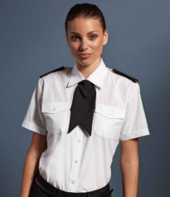 Show details for Premier Ladies Short Sleeve Pilot Shirt Picture of Premier Ladies Short Sleeve Pilot Shirt