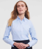 Picture of Russell Collection Ladies Long Sleeve Herringbone Shirt