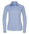 Picture of Russell Collection Ladies Long Sleeve Herringbone Shirt