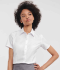 Picture of Russell Collection Ladies Short Sleeve Herringbone Shirt