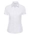 Picture of Russell Collection Ladies Short Sleeve Herringbone Shirt