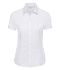 Picture of Russell Collection Ladies Short Sleeve Herringbone Shirt