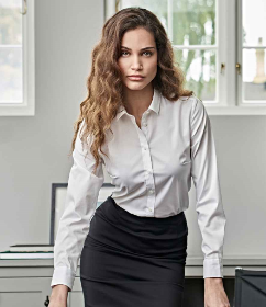Show details for TEE JAYS LADIES STRETCH LUXURY SHIRT Picture of TEE JAYS LADIES STRETCH LUXURY SHIRT