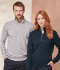 Picture of HENBURY UNISEX SUSTAINABLE 1/4 ZIP 