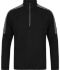 Picture of FINDEN & HALES CONTRAST ZIP NECK MIDLAYER 