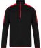 Picture of FINDEN & HALES CONTRAST ZIP NECK MIDLAYER 