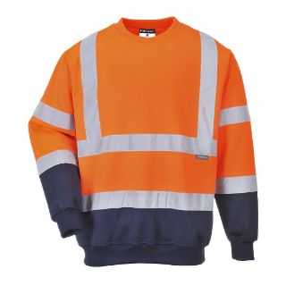 Picture of PORTWEST HI-VIS 2-TONE SWEATSHIRT