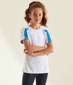 Show details for AWDis Kids Just Cool Contrast Wicking T-Shirt Picture of AWDis Kids Just Cool Contrast Wicking T-Shirt