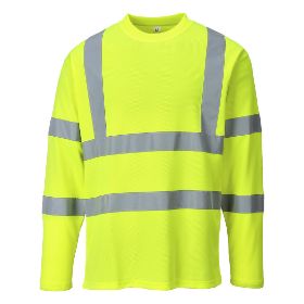 Show details for PORTWEST HI-VIS T-SHIRT LONG SLEEVES Picture of PORTWEST HI-VIS T-SHIRT LONG SLEEVES