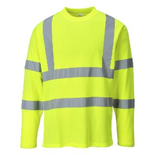 Picture of PORTWEST HI-VIS T-SHIRT LONG SLEEVES