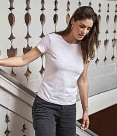Show details for TEE JAYS LADIES LUXURY COTTON T-SHIRT  Picture of TEE JAYS LADIES LUXURY COTTON T-SHIRT