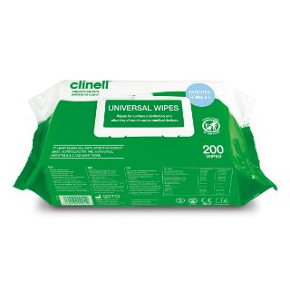 Picture of CLINELL UNIVERSAL WIPES ANTI-BACTERIAL & ANTI VIRAL