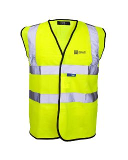 Picture of HI VIS VEST VELCRO INC FRONT AND BACK TRANSFER