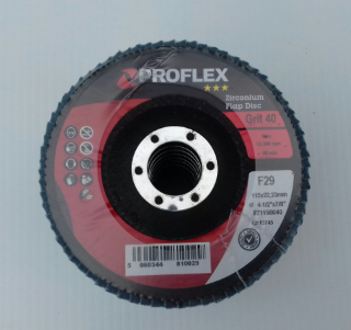 Picture of ABRACS EXTRA PROFLEX 115 X 22MM X 40 GRIT FLAP DISC