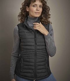Show details for TEE JAYS LADIES CROSSOVER PADDED BODYWARMER Picture of TEE JAYS LADIES CROSSOVER PADDED BODYWARMER