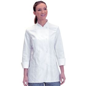 Show details for LADIES LONG SLEEVE CHEF JACKET Picture of LADIES LONG SLEEVE CHEF JACKET