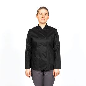 Show details for LADIES LONG SLEEVE CHEF JACKET Picture of LADIES LONG SLEEVE CHEF JACKET