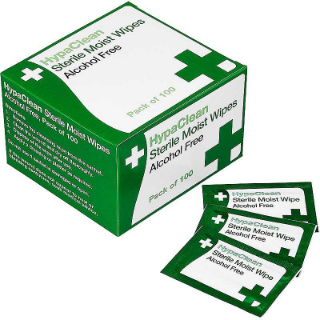 Picture of HYPACLEAN STERILE MOIST WIPES (PK 100)