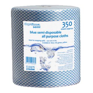 Picture of ALL PURPOSE CLOTHS ON ROLLOF 350 SHEETS BLUE