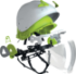 Picture of ONYX 2 DOUBLE SHELL SAFETY HELMET INTERGRATED VISOR, ARC FLASH PROTECTION