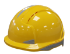 Picture of EVOLITE MICROPEAK VENTED YLW HELMET- WHEEL RACHET LINESMAN - CR2 DECALS 